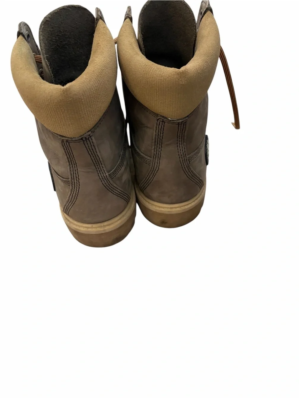 Timberland Premium 6-Inch Waterproof Insulated Brown Nubuck Boots Men’s Size __